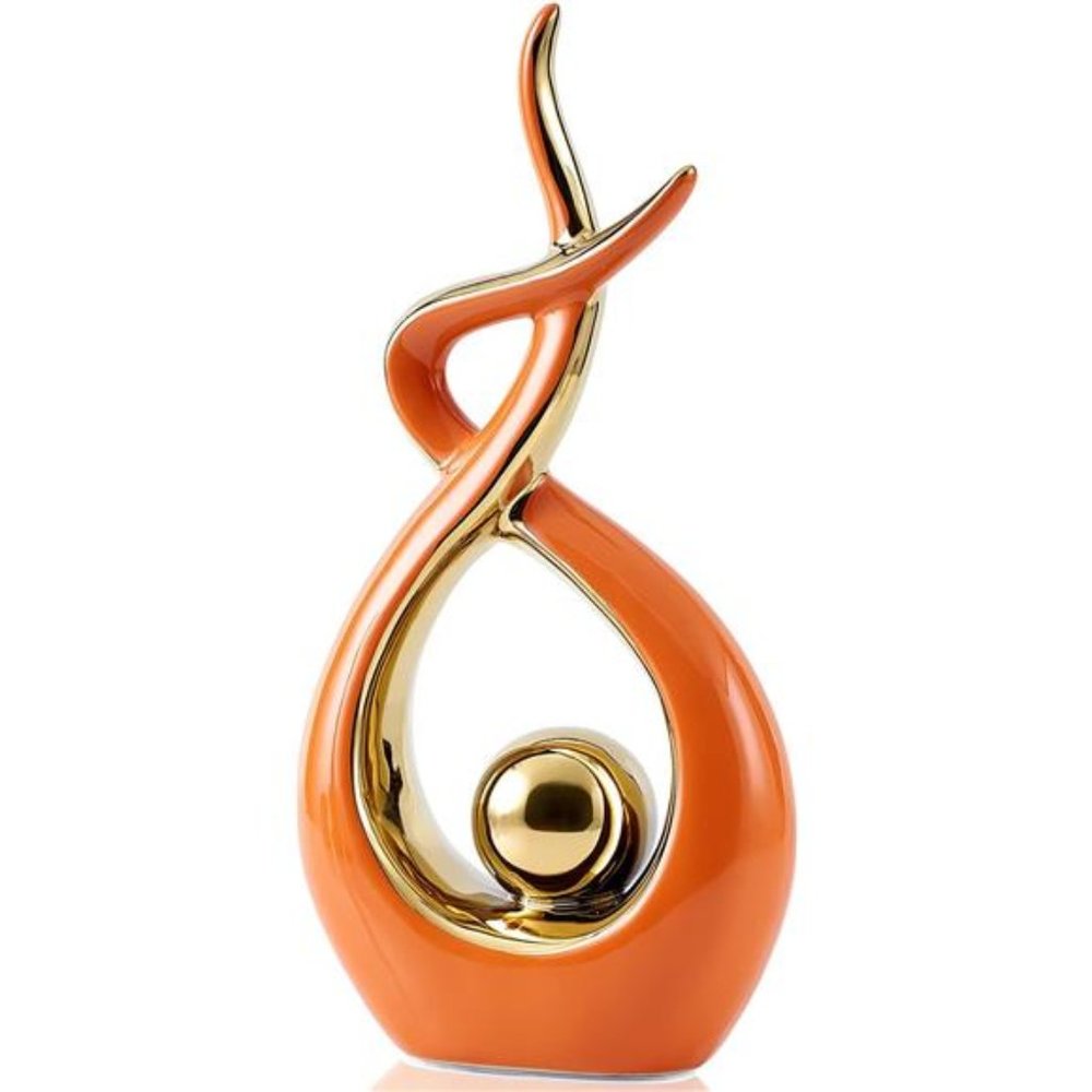 Modern Art Ceramic Statue, Table Decorations for Living Room Dining Room Decor